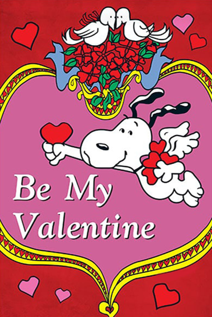 Peanuts Double-Sided Flag - Irresistible Snoopy