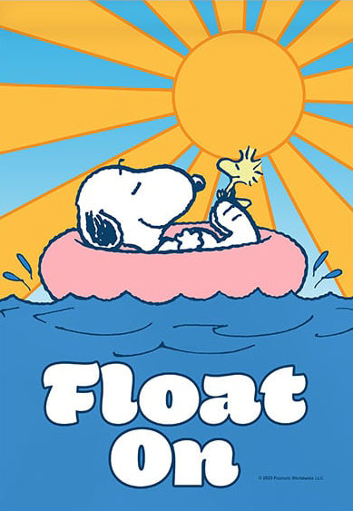 Peanuts Double-Sided Flag - Snoopy Float On