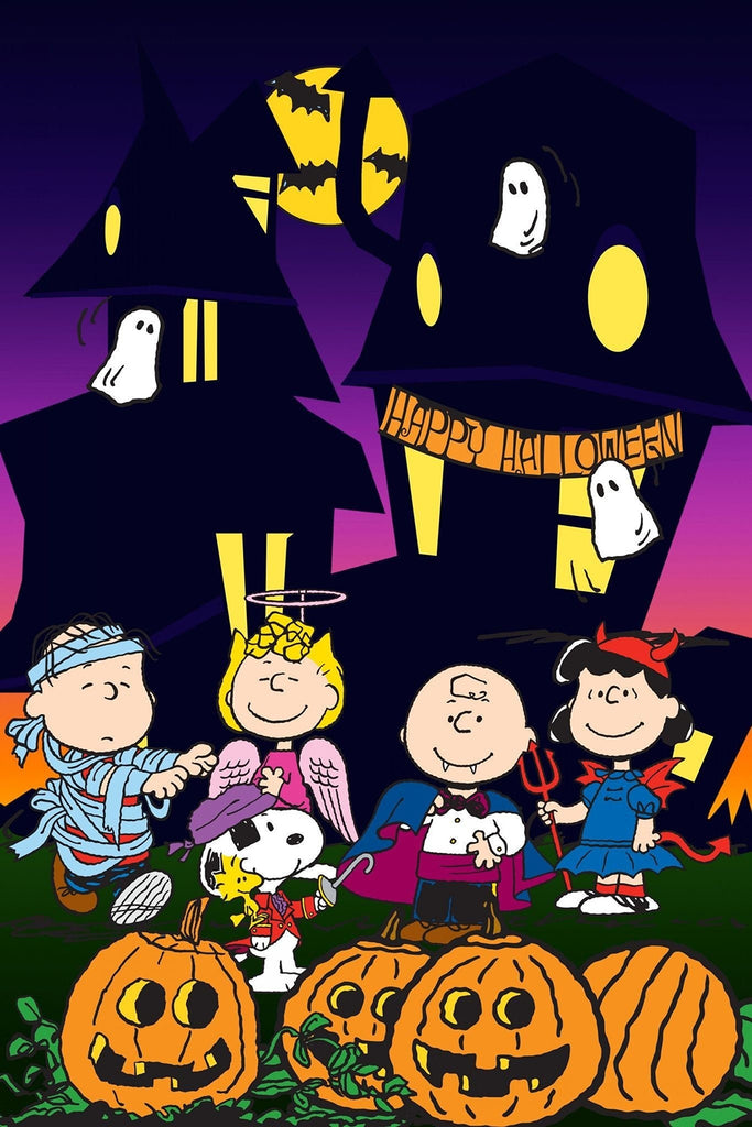 Peanuts Double-Sided Flag - Snoopy Happy Halloween