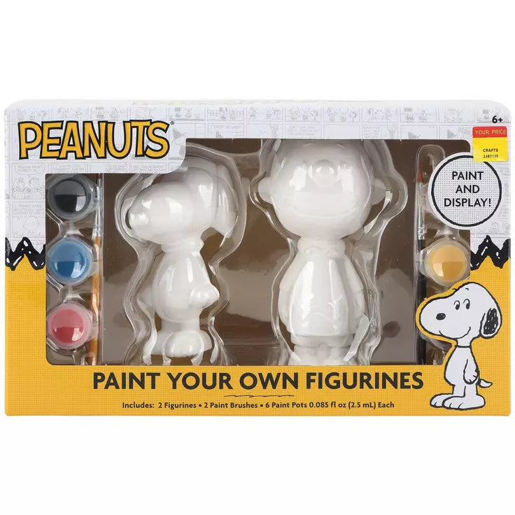 Peanuts Paint-Your-Own Plaster Snoopy & Charlie Brown Kit
