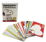 Snoopy Decorative Note Card Set (60 Cards/Set)