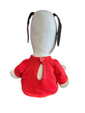 Snoopy Large Vintage Rag Doll - 15" Tall! (Marks On Body)