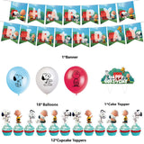 Peanuts Party Ware - Cake Topper  (One-Time Use) - Dog House On Cake Not Included  (Matching Party Ware Sold Separately)