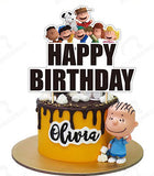Peanuts Party Ware - Cake Topper (One-Time Use) - Matching Party Ware Sold Separately