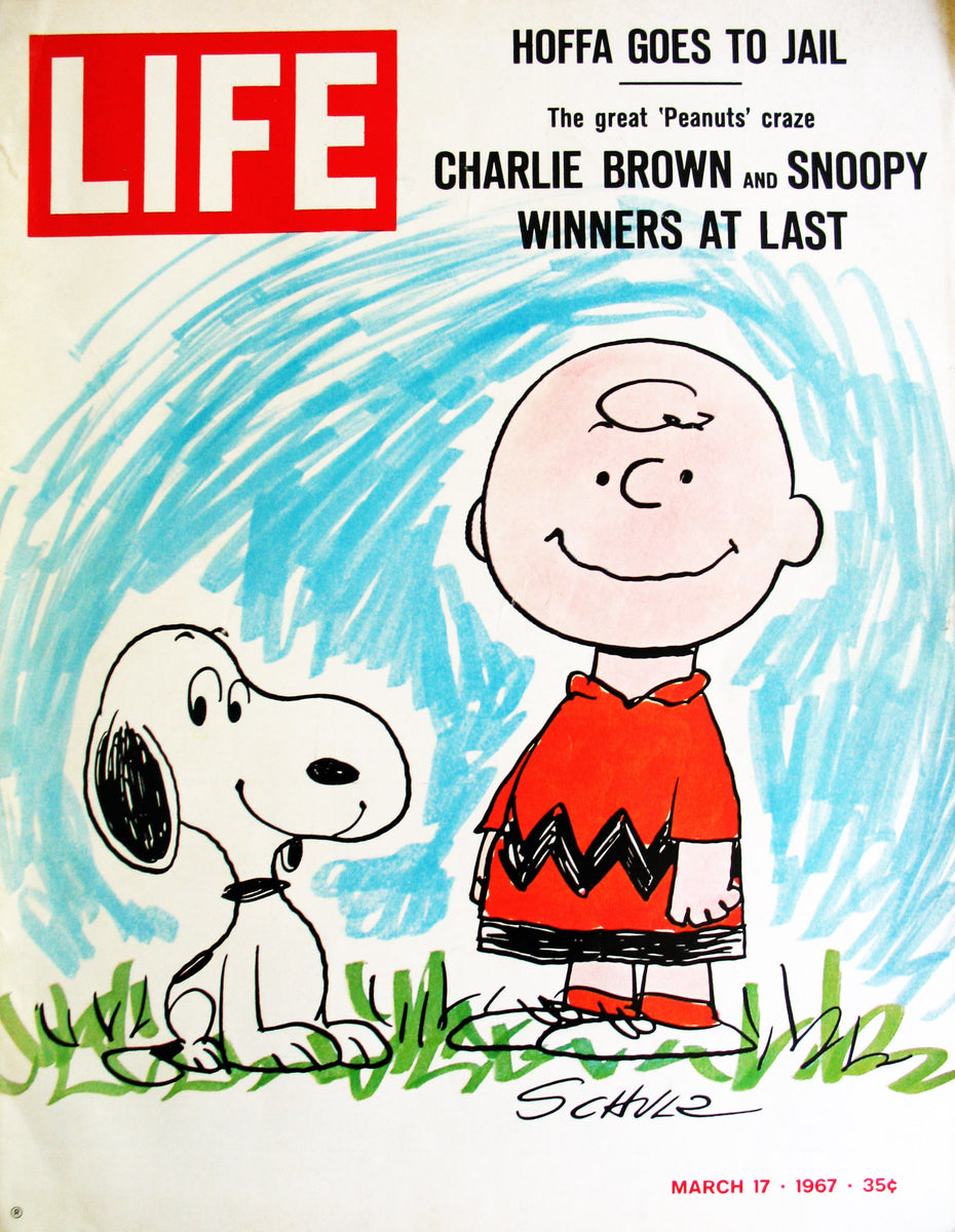 1967 Vintage Life Magazine - Charlie Brown And Snoopy Winners At