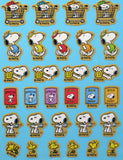 Snoopy Kraft Colored Sticker Set