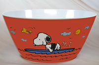 Snoopy Surfer Large Melamine Bowl - Great For Picnics!