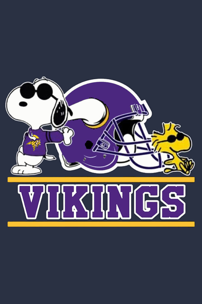 Peanuts Snoopy Double-Sided Flag - Minnesota Vikings Football