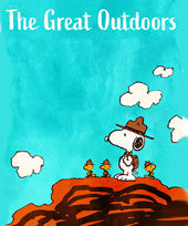 Peanuts Double-Sided Flag - Snoopy Scout The Great Outdoors