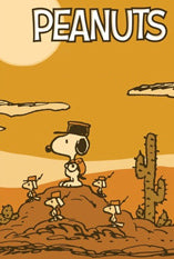 Peanuts Double-Sided Flag - Snoopy March On