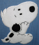 Lambs & Ivy Peek A Boo Snoopy Wood Hamper (Used / Near Mint)