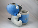 Snoopy Flying Ace Plush Pen Cup (Pencils Might Snag Plush Lining) - Narrow Eyeglasses Might Also Fit!