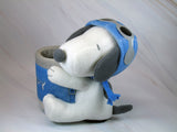 Snoopy Flying Ace Plush Pen Cup (Pencils Might Snag Plush Lining) - Narrow Eyeglasses Might Also Fit!