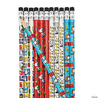 Snoopy Personas Colorful Pencils