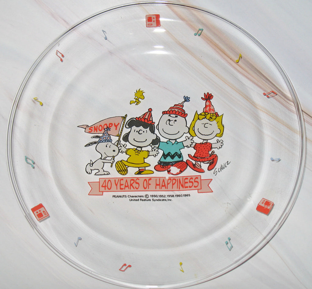 1990 Willitts PEANUTS Snoopy 40 Years Of Happiness Collectors Plate/スヌーピー/ ヴィンテージ/179078934 - キャラクタードール