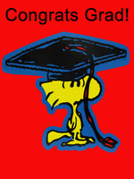 Peanuts Double-Sided Flag - Congrats Grad