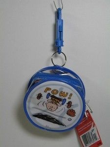 Charlie Brown Vinyl Key Chain Purse + Wash Cloth