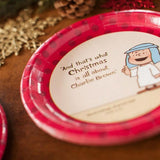 Peanuts Christmas Dinner Plates - What Christmas Is All About