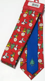 Peanuts Dual-Color Christmas Neck Tie - Gift Giving