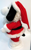 Snoopy Santa Large Animated Plush Doll