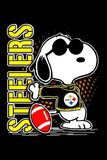 Peanuts Snoopy Double-Sided Flag - Pittsburgh Steelers Football