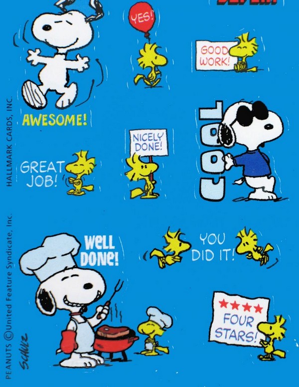 Snoopy To The Stars Sticker