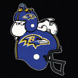 Peanuts Snoopy Double-Sided Flag - Baltimore Ravens Football