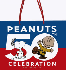 50th Anniversary Peanuts Gang Extra-Large Gift Bag