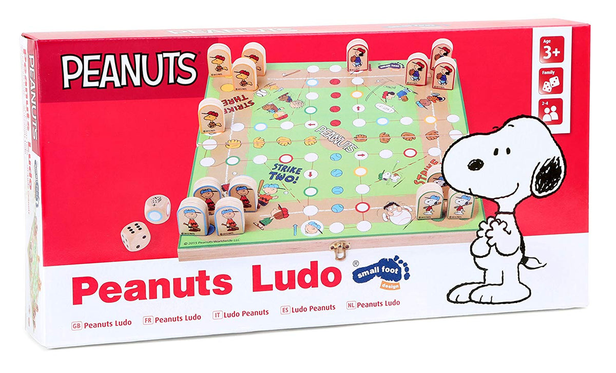 Peanuts Imported Ludo Wooden Board Game (Very High Quality