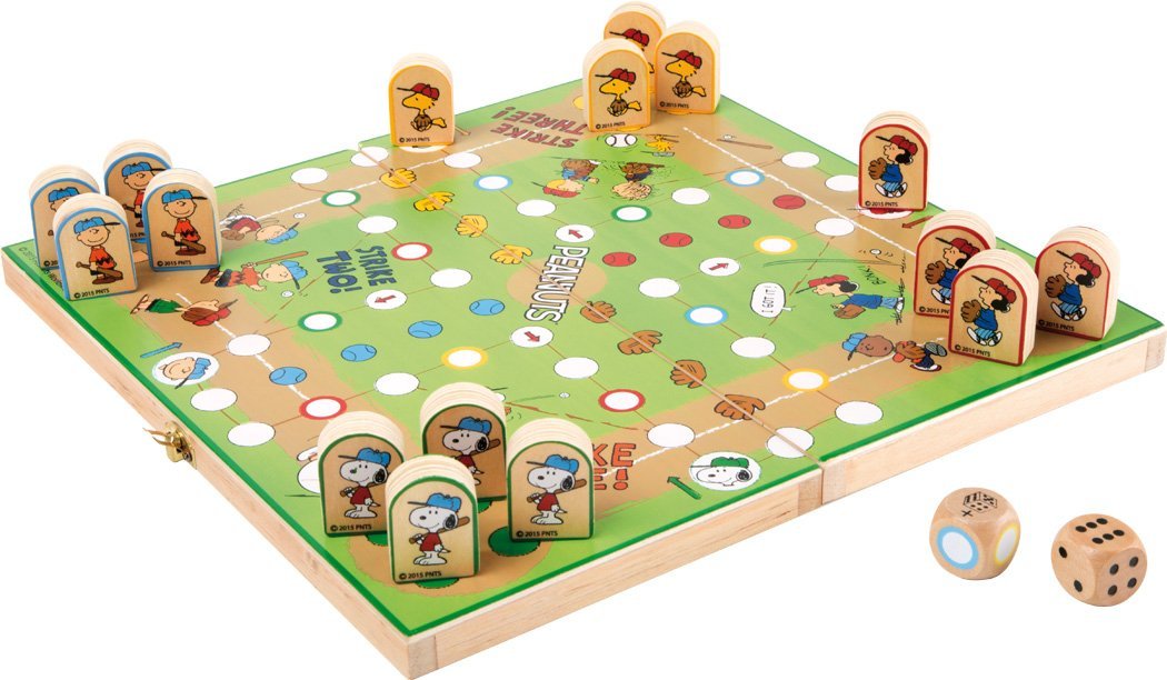 Peanuts Imported Ludo Wooden Board Game (Very High Quality