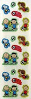 Peanuts Gang Soccer Holographic Stickers