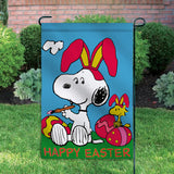 Peanuts Double-Sided Flag - Happy Easter
