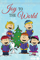 Peanuts Double-Sided Flag - Joy To The World