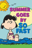 Peanuts Double-Sided Flag - Summer Goes By So Fast