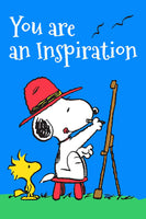 Peanuts Double-Sided Flag - You Are An Inspiration