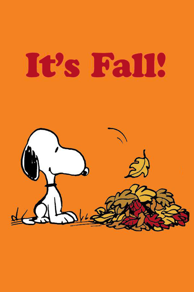 Peanuts Double-Sided Flag - It's Fall!