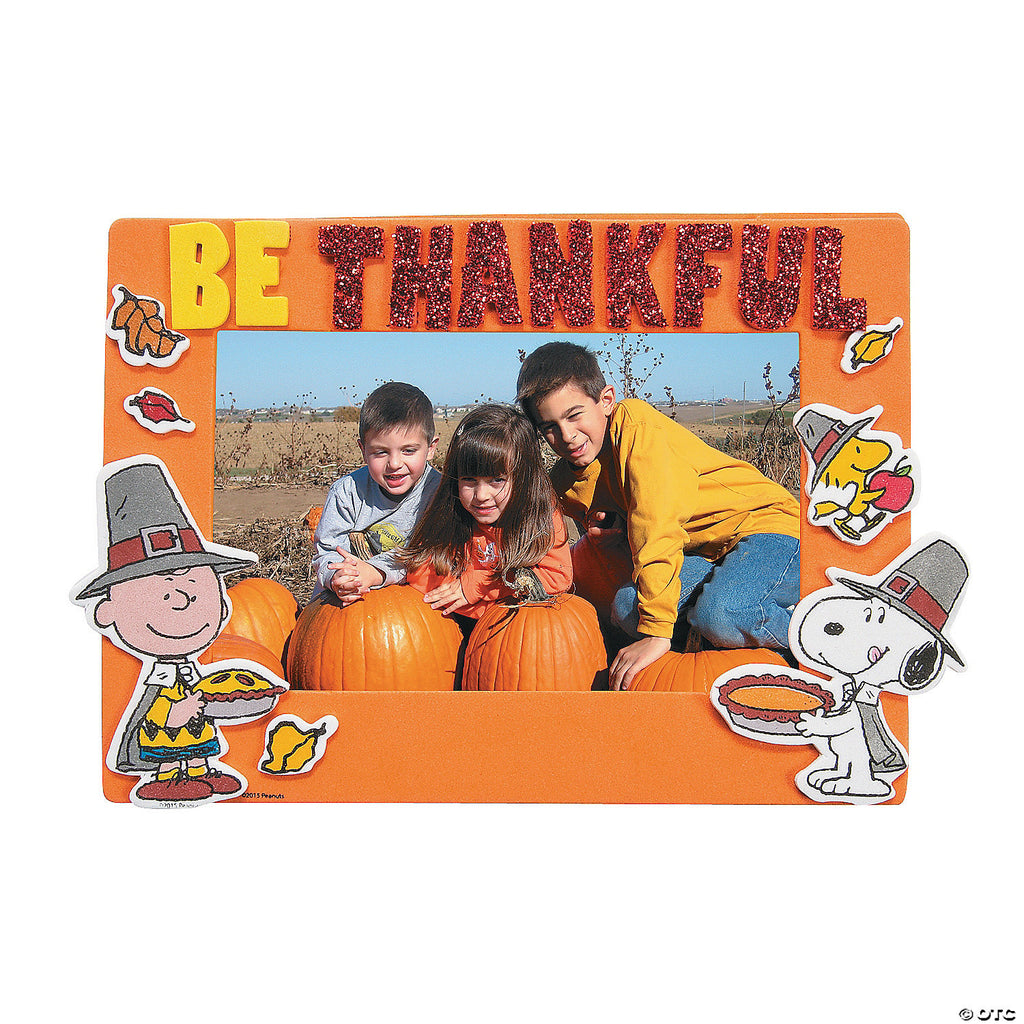 Peanuts 2-D Thanksgiving Frame Magnet Craft Kit