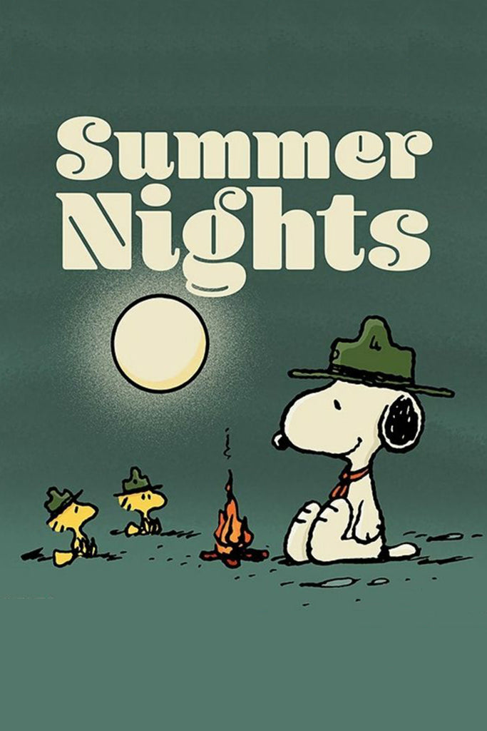 Peanuts Double-Sided Flag - Beaglescouts Summer Nights