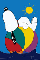Peanuts Double-Sided Flag - Beach Ball Snoopy
