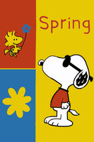 Peanuts Double-Sided Flag - Snoopy Joe Cool Spring