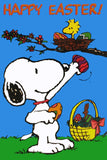 Peanuts Double-Sided Flag - Happy Easter