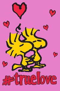 Peanuts Double-Sided Flag - #truelove