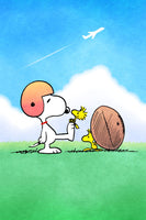 Peanuts Double-Sided Flag - Snoopy Football