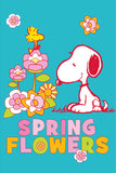 Peanuts Double-Sided Flag - Snoopy Spring Flowers