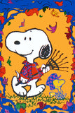 Peanuts Double-Sided Flag - Fall Leaves