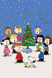 Peanuts Double-Sided Flag - Christmas Carols