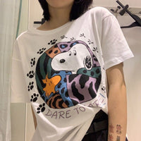Snoopy T-Shirt: Dare To Care!