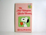 Be my Valentine, Charlie Brown (Colored Pages) - Writing on title page
