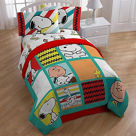 Peanuts Best Friend Reversible Twin Comforter With Plush Backing