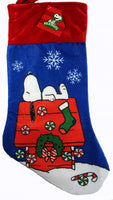 SNOOPY'S DECORATED DOGHOUSE CHRISTMAS STOCKING